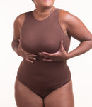 Body Chic - Body Modelador Decote Alto Sem Costura