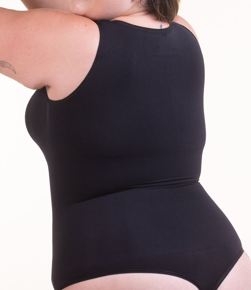 Body Chic - Body Modelador Decote Alto Sem Costura