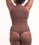 Body Chic - Body Modelador Decote Alto Sem Costura