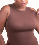 Body Chic - Body Modelador Decote Alto Sem Costura