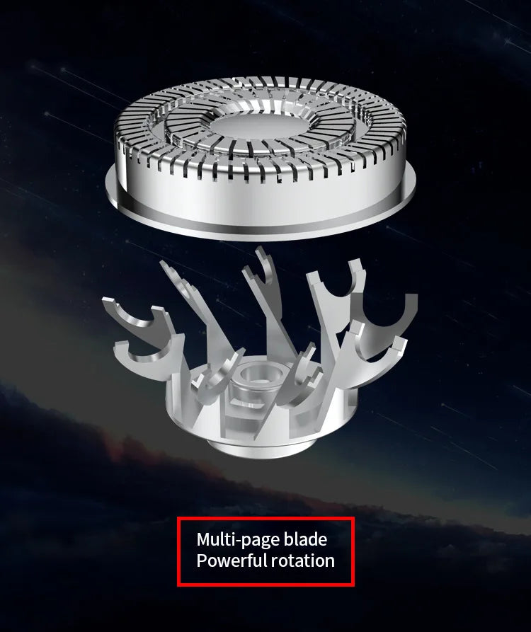 Mini barbeador elétrico para homens