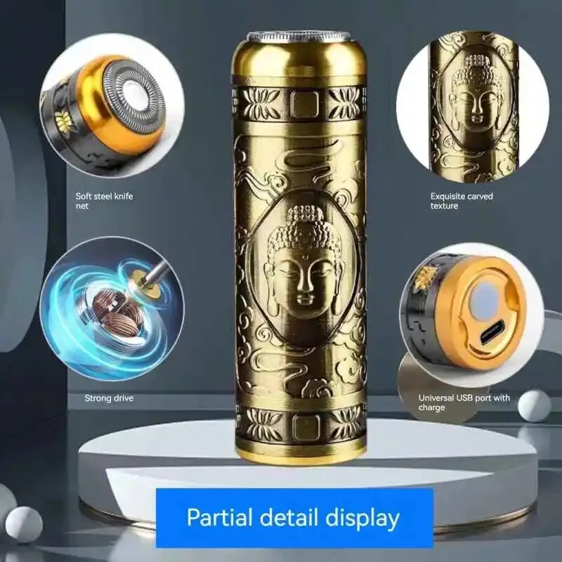 Mini barbeador elétrico para homens