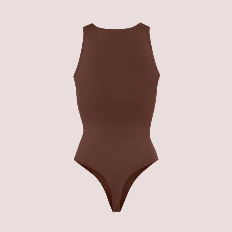 Body Chic - Body Modelador Decote Alto Sem Costura