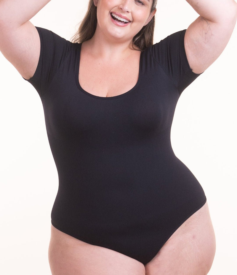 Body Confort - Body de Manga Curta Sem Costura