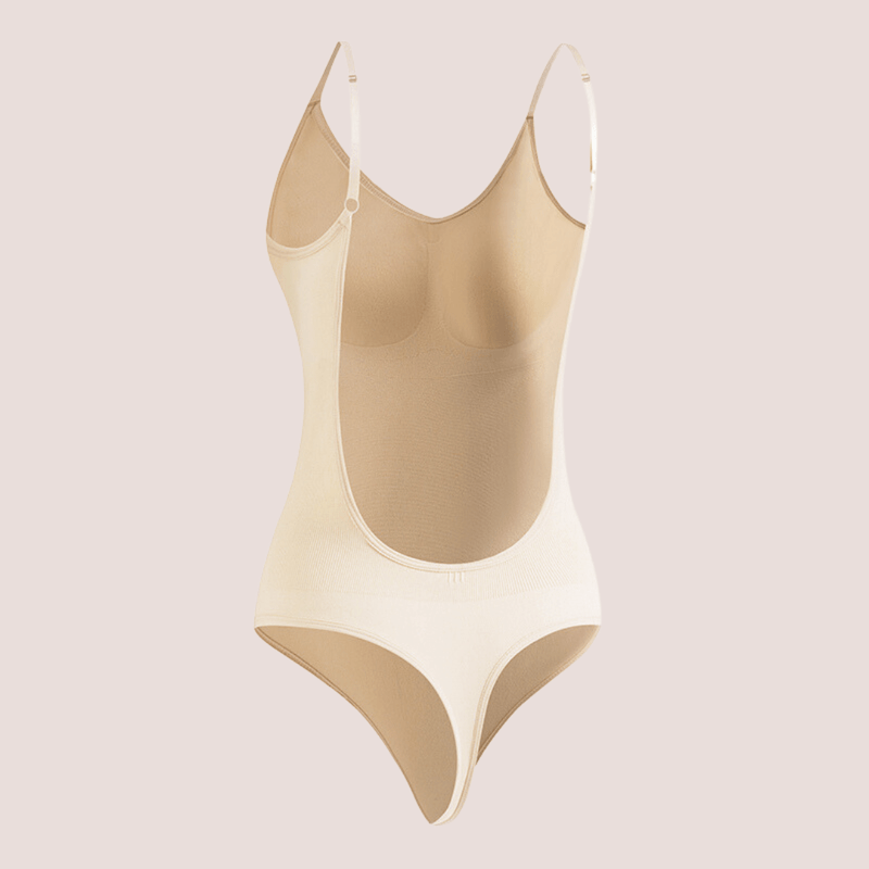 Body Curve Naked - Body Modelador Com Abertura Higiênica Costas Aberta