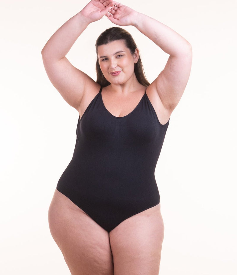 Body Curve Naked - Body Modelador Com Abertura Higiênica Costas Aberta