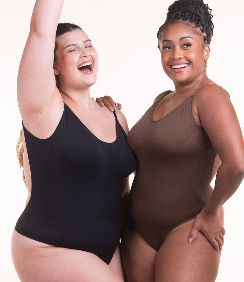 Body Curve Naked - Body Modelador Com Abertura Higiênica Costas Aberta