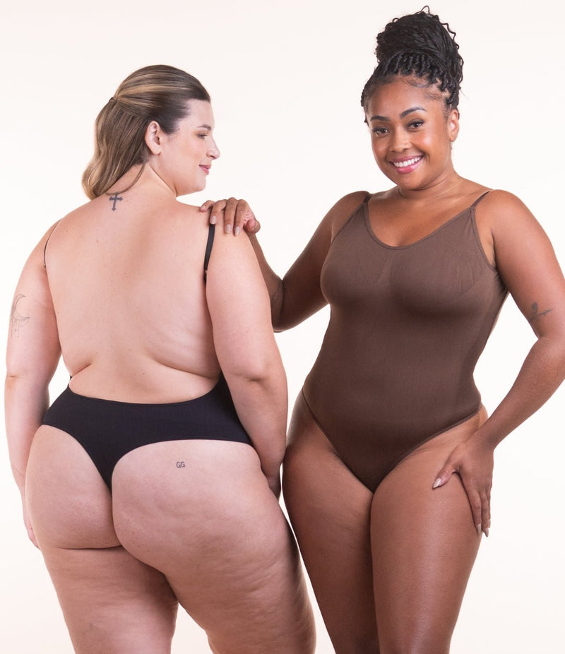 Body Curve Naked - Body Modelador Com Abertura Higiênica Costas Aberta
